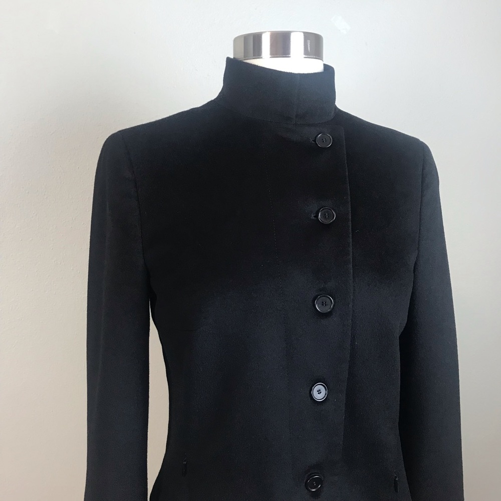 Akris Punto Black Wool Angora Cashmere Jacket - Picture 3 of 8